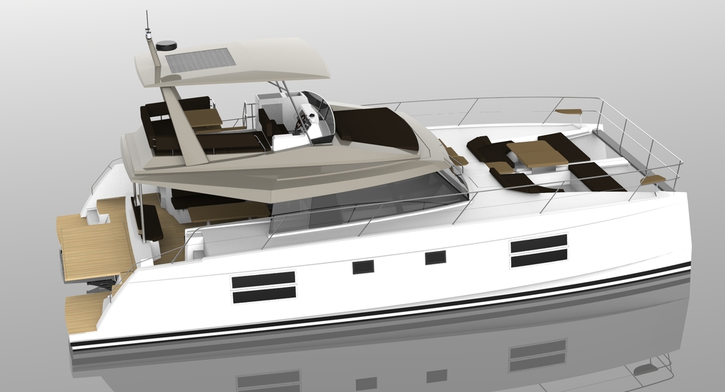 New Power Catamaran for Sale  Nautitech 47 Boat Highlights